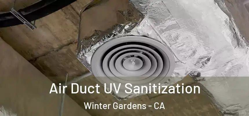 Air Duct UV Sanitization Winter Gardens - CA