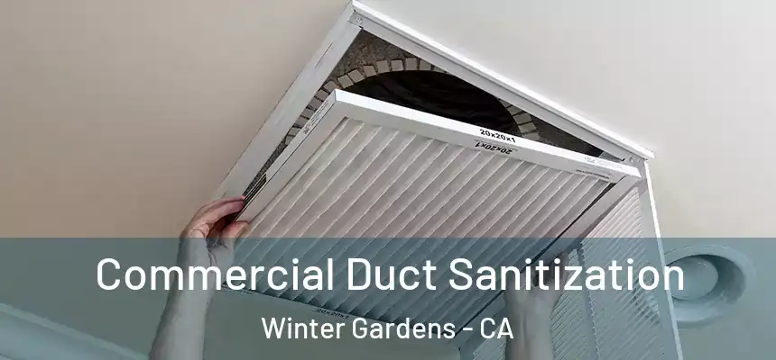 Commercial Duct Sanitization Winter Gardens - CA