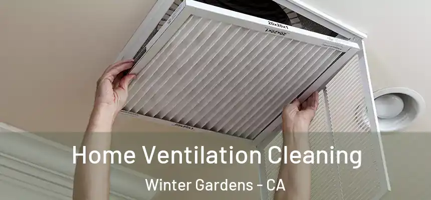 Home Ventilation Cleaning Winter Gardens - CA