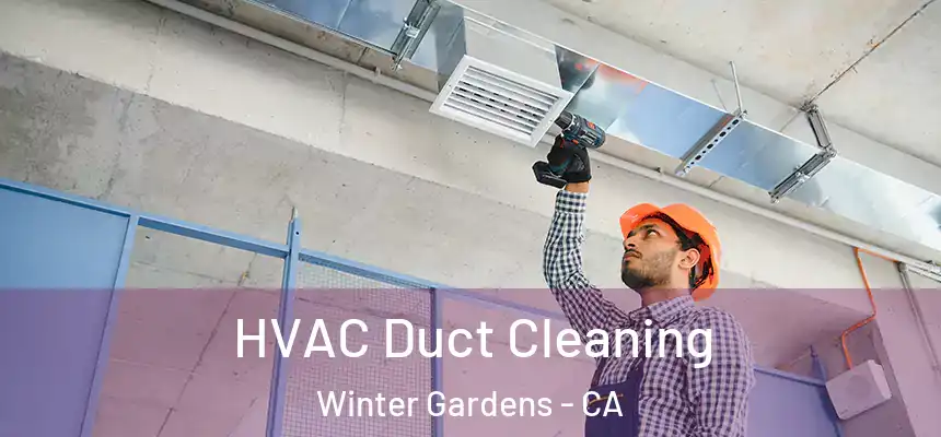 HVAC Duct Cleaning Winter Gardens - CA