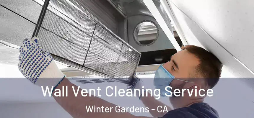 Wall Vent Cleaning Service Winter Gardens - CA
